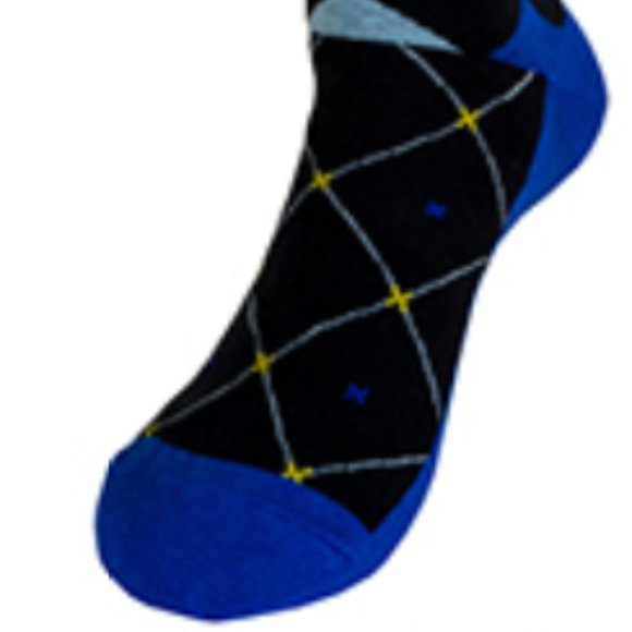 Bow Tie Hanky Socks Box Set by R Lewis RGB003 Blue - Picture 4 of 7